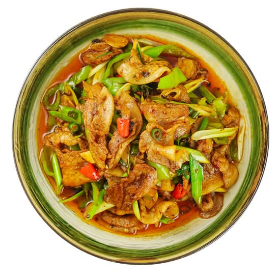 大刀回锅肉 Double Cooked Pork Slices